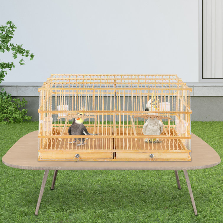 Bamboo store bird cage